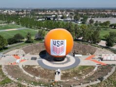 Vnútri tábora majstrovstiev sveta vo futbale USA v Orange County Great Park Vnútri tábora majstrovstiev sveta vo futbale USA v Orange County Great Park