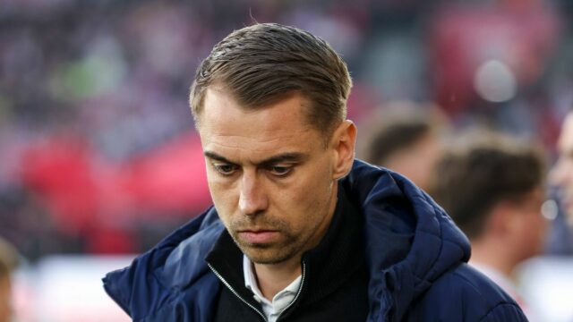 SOUTHAMPTON, ANGLICKO – 12. MÁJ: Hlavný tréner Tonda Eckert zo Southamptonu počas semifinále druhého kola play-off šampionátu Sky Bet medzi Southamptonom a Middlesbrough na St Mary's Stadium 12. mája 2026 v anglickom Southamptone. (Foto: Robin Jones/Getty Images)