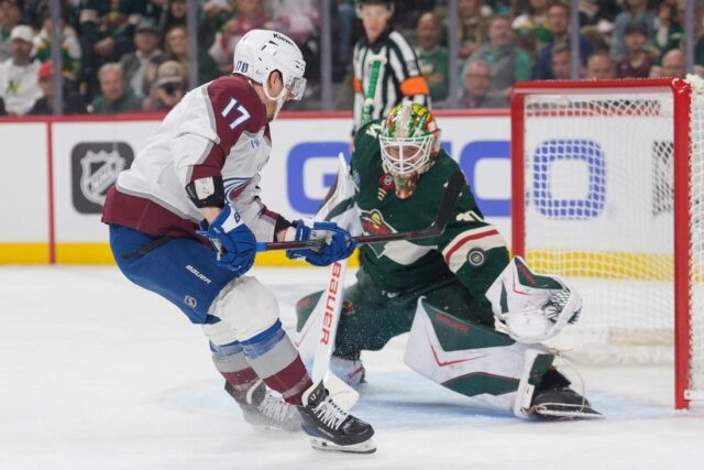 NHL: Play-off o Stanley Cup-Colorado Avalanche v Minnesote Wild