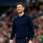 Xabi Alonso, hlavný tréner Realu Madrid CF reaguje počas zápasu LaLiga EA Sports medzi Real Madrid CF a RC Celta de Vigo na Estadio Santiago Bernabeu 7. decembra 2025 v Madride, Španielsko