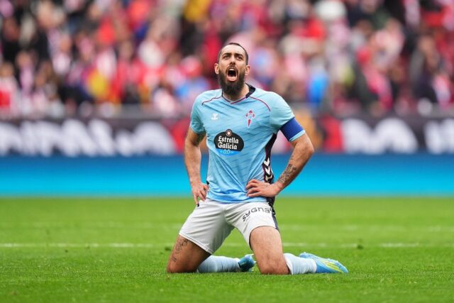 Zasnený záver Borja Iglesias posunul Celtu Vigo cez Atletico Madrid a priblížil sa k európskemu futbalu
