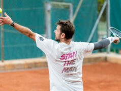 Záverečný tanec pre odchádzajúceho Stana Wawrinku, Gaela Monfilsa Stan Wawrinka French Open 2026
