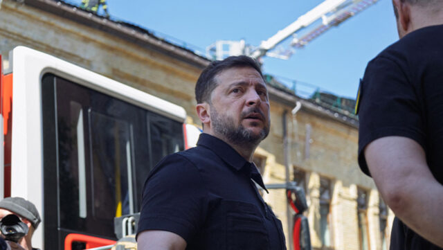 Zelenskyj hovorí s al-Džazírou na mieste veľkých ruských útokov v Kyjeve | Rusko-ukrajinská vojna
