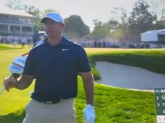 Zúrivý Rory McIlroy hovorí skľučujúcemu golfovému fanúšikovi, aby ‚zavrel hubu‘ len niekoľko mesiacov po tom, čo čelil nepriateľským davom na Ryder Cupe Rory McIlroy povedal golfovému fanúšikovi, aby „drž hubu“ po tom, čo kričal na PGA Championship