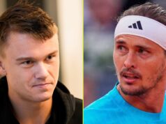 Zverev medzi 9 top 20 hviezdami, keď Rune odstúpil Zverev medzi 9 top 20 hviezdami, keď Rune odstúpil