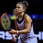 29. apríla 2026, Madrid, Madrid, Španielsko: ARYNA SABALENKA z bieloruska Ãâ NIKE počas turnaja Mutua Madrid Open 2026, ATP, Tennis Herren Masters 1000 a WTA, Tennis Damen 1000, v La Caja Magica 28. apríla 2026 v Madride, Španielsko. Tlačová konferencia Mutua Madrid Open 2026, PK, Pressekonferenz – 9. deň 28. 4. 26 PUBLICATIONxINxGERxSUIxAUTxONLY – ZUMAc312 20260429_zsp_c312_011 Copyright: xOscarxManuelxSanchezx