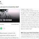 Fanúšikovia rýchlo poukázali na to, že Tom Grennan predtým tvrdil, že je fanúšikom Man United