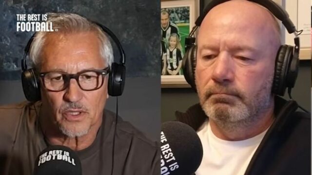 Gary Lineker a Alan Shearer sa podelili o svoje názory na nepovolený gól West Hamu proti Arsenalu.
