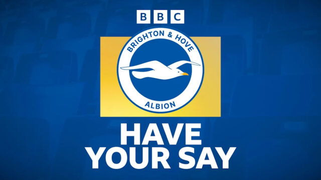 Brighton povedzte svoj banner
