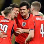 Jarrod Bowen, Ben White, Harry Maguire a Adam Wharton
