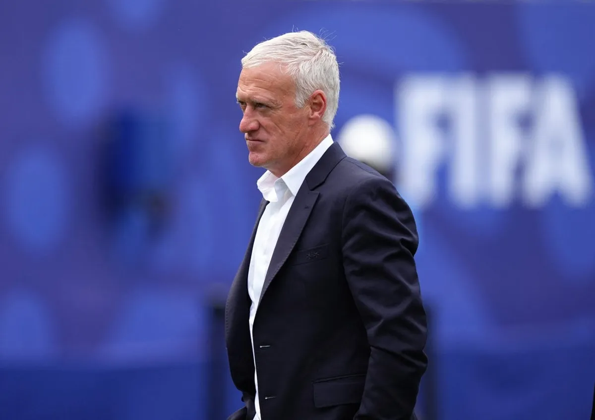 22. júna 2026; Philadelphia, Pensylvánia, USA; Tréner Francúzska Didier Deschamps pred zápasom. Povinný kredit: Kyle Ross-Imagn Images