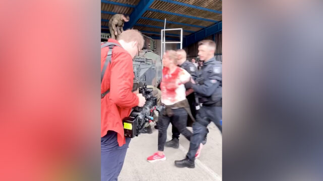 Aktivisti narúšajú nemeckú vojenskú výstavu kvôli predaju zbraní Izraelu | Správy o genocíde
