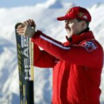 Michael Schumacher počas lyžovania