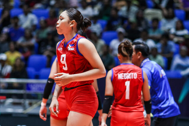 Alas Pilipinas, Niña Ytang zapôsobili na Južnú Kóreu naklonením AVC Niña Ytang Alas Pilipinas proti Južnej Kórei AVC Women's Cup