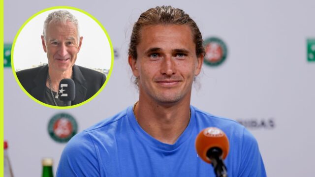 Alexander Zverev komentuje John McEnroe s názvom „absolute BS“.
