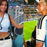 Anglické WAG podporujúce súperiace tímy na Svetovom pohári vrátane Mbappeho bývalej a televíznej hviezdy | Futbal | Šport
