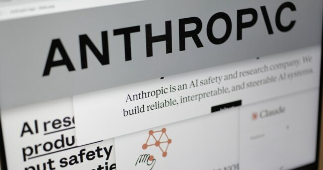 Antropic vyzýva laboratóriá AI, aby sa zastavili, varuje ľudí, že riskujú stratu kontroly | Technologické novinky
