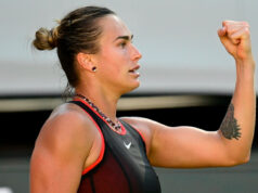 Aryna Sabalenková sa vracia do semifinále Berlin Open Bieloruska Aryna Sabalenková reaguje po víťazstve vo štvrťfinále dvojhry proti Češke Nikole Bartunkovej na turnaji WTA500 Berlin Tennis Open v Berlíne 19. júna 2026.