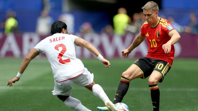 Belgicko proti Iránu LIVE skóre, Majstrovstvá sveta vo futbale 2026: BEL 0 – 0 IRI; Všetko vyrovnané do prestávky, gól Taremiho zrušený pre ofsajd