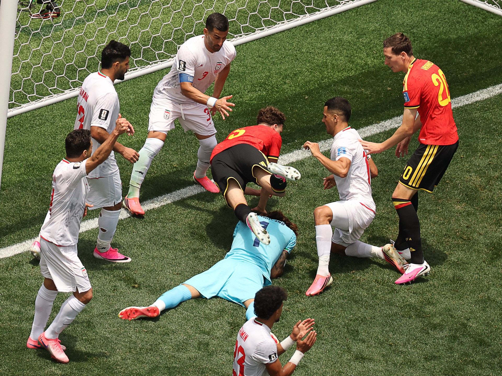 Belgicko vidí červenú bezgólovú remízu na MS s Iránom v Los Angeles | Majstrovstvá sveta 2026
