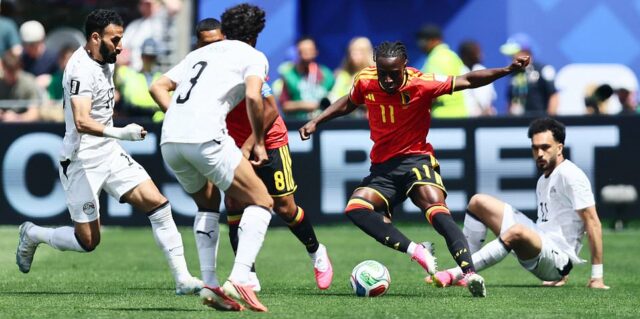 Belgicko vs Egypt - Majstrovstvá sveta naživo: Najnovšie správy, akcie a aktualizácie, keď sa v súboji skupiny G stretnú veľmoci Premier League Kevin De Bruyne a Mohamed Salah
