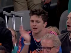 Big Apple sa hemží Texasom, keď sa Ben Stiller, Timothee Chalamet a fanúšikovia celebrít Knicks objavia na finále NBA vs Spurs Herec Timothee Chalamet sa vybral do San Antonia na zápas 1 finále NBA