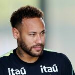 17. júna 2026; Morristown, New Jersey, USA; Brazílčan Neymar Jr. počas tréningu. Povinný kredit: Caean Couto-Imagn Images