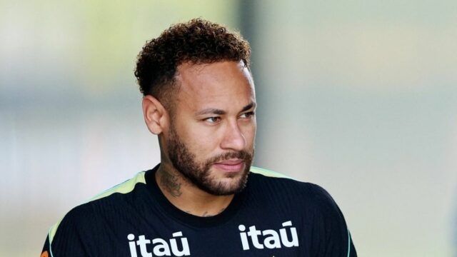 17. júna 2026; Morristown, New Jersey, USA; Brazílčan Neymar Jr. počas tréningu. Povinný kredit: Caean Couto-Imagn Images