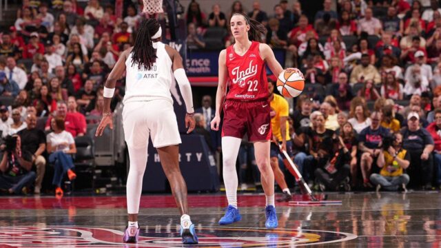 Caitlin Clark počas prechádzky tunelom Fever predstavila charakteristické topánky Nike
