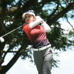 Quincy Pilac v akcii počas ICTSI Junior PGT Eagle Ridge Championship