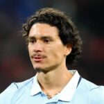 LONDÝN, ANGLICKO - 27. marca: Darwin Nunez z Uruguaja počas medzinárodného priateľského zápasu medzi Anglickom a Uruguajom na štadióne Wembley 27. marca 2026 v Londýne v Anglicku. (Foto: Molly Darlington/Getty Images)
