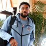 Reece James z Anglicka prichádza do hotela Belgrove West Palm Beach pred medzinárodnými priateľmi a Majstrovstvami sveta vo futbale 2026 1. júna 2026 vo West Palm Beach na Floride.