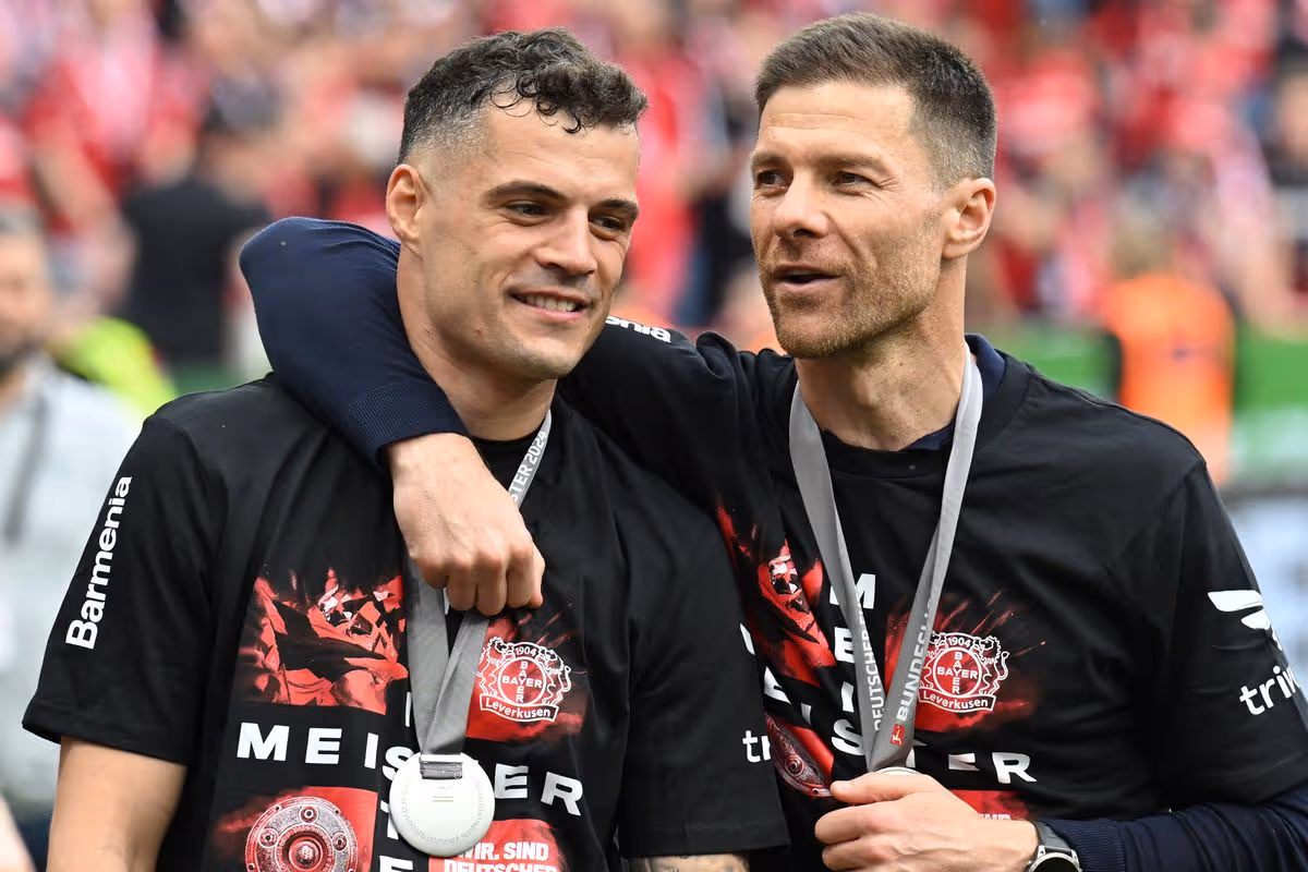 Granit Xhaka a Xabi Alonso