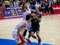 Chris McCullough nie je prekvapený neskorým útekom Ginebry Chris McCullough z TNT Tropang 5G počas zápasu proti Barangay Ginebra Gin Kings vo finále PBA Commissioner's Cup.