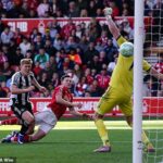 Elliot Anderson skóroval proti svojmu bývalému klubu Newcastle v máji, čo ho stálo dva body