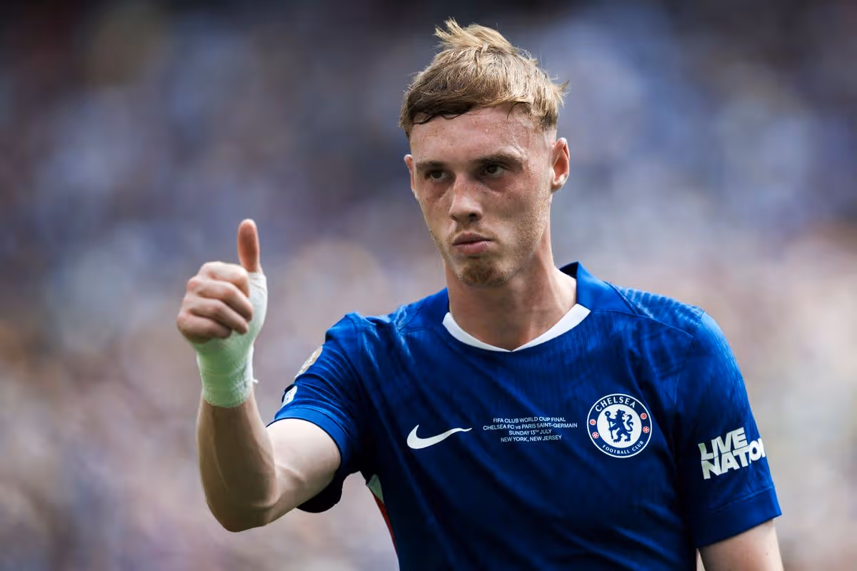 Cole Palmer počas zápasu Chelsea