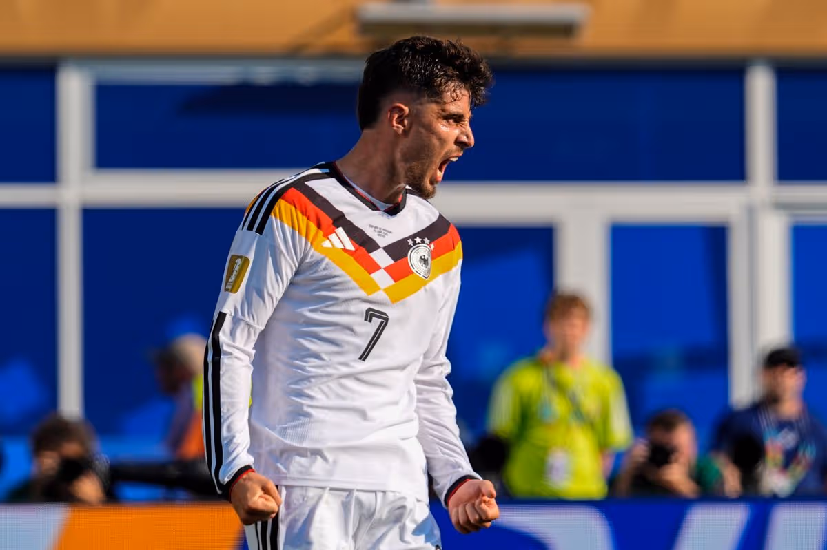 Kai Havertz skóroval za Nemecko, ale videl, že jeho tím bol porazený po zlyhaní v penaltovom rozstrele