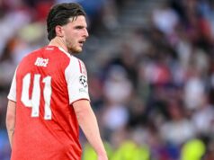 Declan Rice by mohol byť pripravený na veľkú aktualizáciu Arsenalu toto leto, ak bude potvrdený transfer 25 miliónov libier Declan Rice