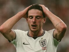 Declan Rice čestne priznal zranenie po šesťmesačnom boji Anglický stredopoliar Declan Rice