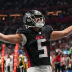 Drake London podpísal 4-ročnú zmluvu na 141 miliónov dolárov, aby sa stal tretím najlepšie plateným WR