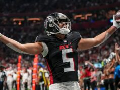 Drake London podpísal 4-ročnú zmluvu na 141 miliónov dolárov, aby sa stal tretím najlepšie plateným WR Drake London podpísal 4-ročnú zmluvu na 141 miliónov dolárov, aby sa stal tretím najlepšie plateným WR