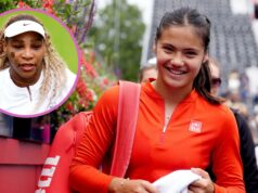 Emma Raducanu robí porovnanie Sereny Williamsovej pred Queen Emma Raducanu robí porovnanie Sereny Williamsovej pred Queen