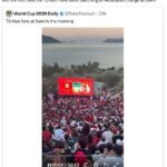 Na obrázku: Príspevok na X, ktorý videl reakciu mnohých tureckých fanúšikov pripomínaním Aussies, ktorí vyhrali bitku pri Gallipoli