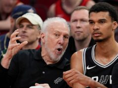 Gregg Popovich je životne dôležitým kúskom pre Wembanyama, finále NBA Spurs Gregg Popovich Victor Wembanyama San Antonio Spurs finále NBA