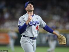 Hviezda Christian LA Dodgers ide proti svojim spoluhráčom a popiera oslavy hrdosti v kontroverznom kroku Nadhadzovač LA Dodgers Blake Treinen nemal na nočnom zápase tímu dúhový klobúk