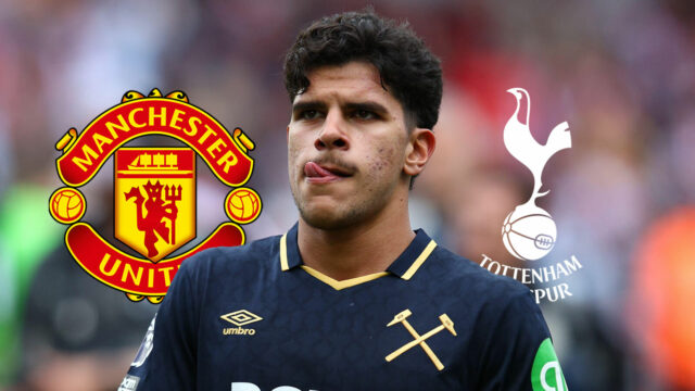 Hviezda West Hamu reaguje po tom, čo Tottenham nadviazal 'kontakty', keď sa Man Utd naučil postoj k 'pohybu'

