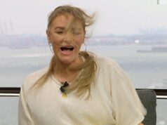 ITV bola nútená opustiť luxusné vonkajšie štúdio v New Yorku po hostiteľke Laure Woodsovej a učencoch zbitých silným vetrom ITV boli nútení opustiť svoje štúdio Svetového pohára v New Yorku kvôli silnému vetru v tejto oblasti