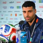 Iránska hviezda Mehdi Taremi chňapne po tom, čo na tlačovej konferencii majstrovstiev sveta nemá futbalové otázky