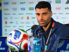 Iránska hviezda Mehdi Taremi chňapne po tom, čo na tlačovej konferencii majstrovstiev sveta nemá futbalové otázky Iránska hviezda Mehdi Taremi chňapne po tom, čo na tlačovej konferencii majstrovstiev sveta nemá futbalové otázky