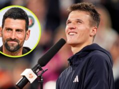 Jakub Menšík posiela správu od Novaka Djokoviča pred súbojom Alexandra Zvereva Jakub Menšík posiela správu od Novaka Djokoviča pred súbojom Alexandra Zvereva